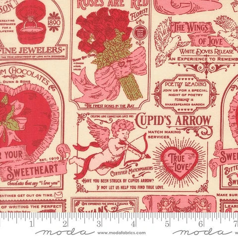 Moda Fabrics - Je T'aime