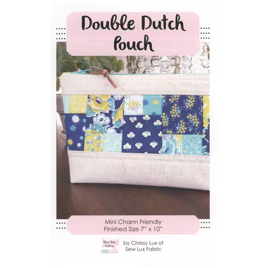 Sew Lux Fabric - Double Dutch Pouch Pattern - SLF-2001