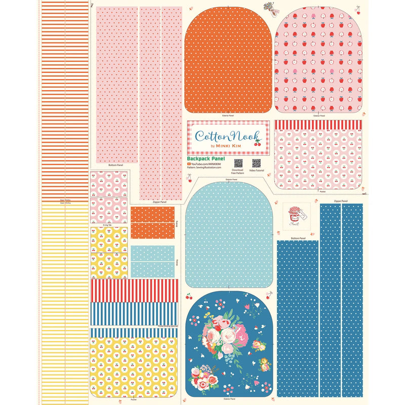 Riley Blake - Cotton Nook Backpack Panel