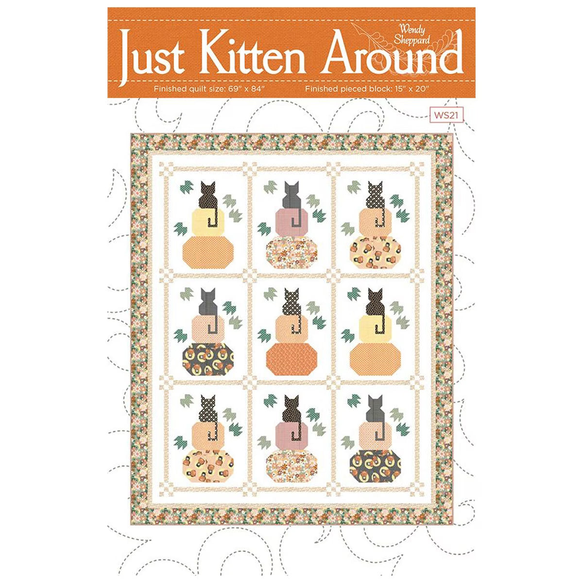 MODA - Just Kitten Around Pattern by Wendy Sheppard