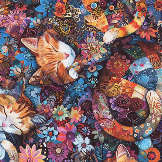 Timeless Treasures - Calico Cat
