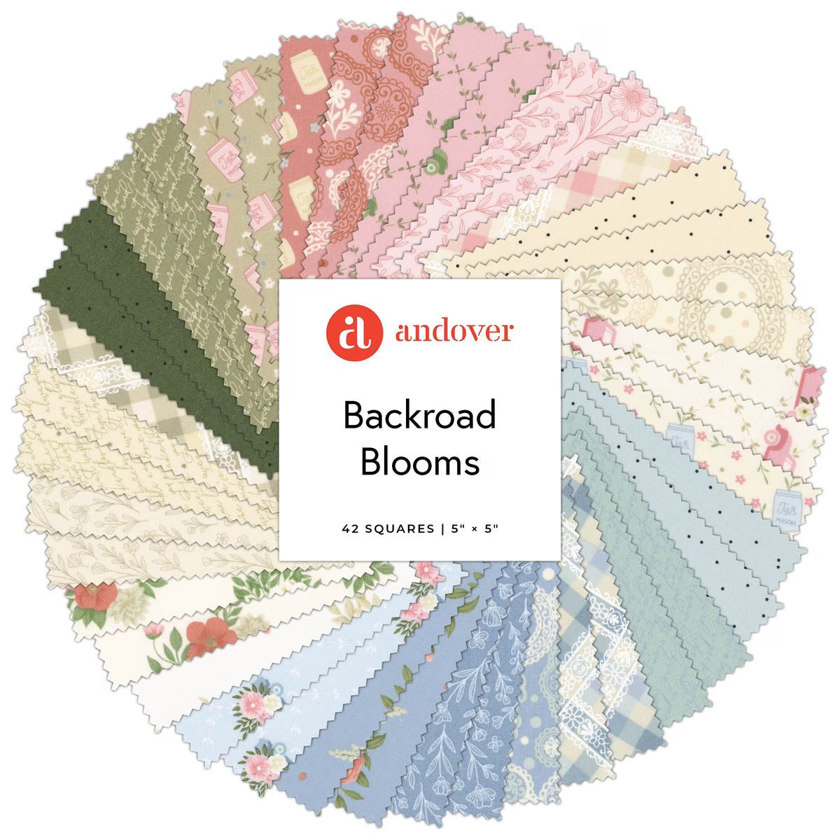 Andover Fabrics - Backroad Blooms Precuts