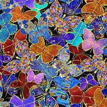 Timeless Treasures - Wing of Gold - Flora