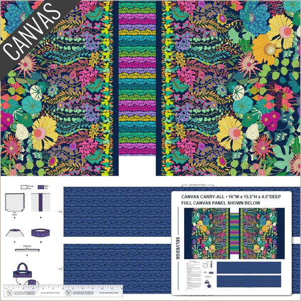 Windham Fabrics - Sunshine Canvas Bag panel